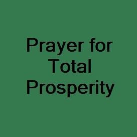 Prayer for Total Prosperity